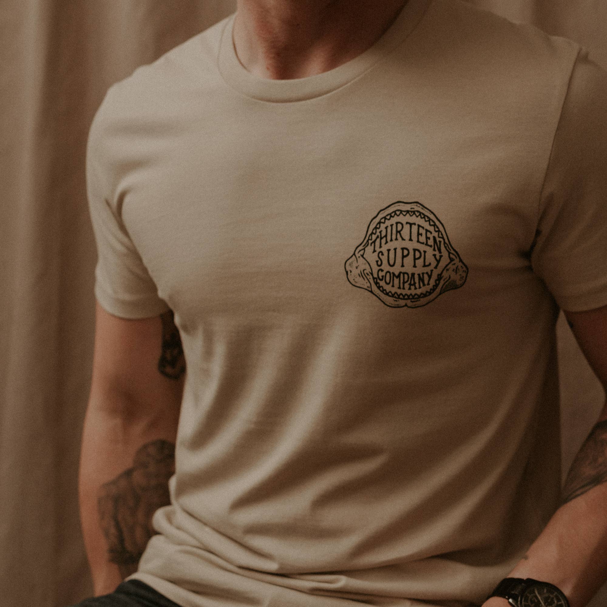 Thirteen Supply Co – wholesale Screen printed t-shirt – unisex – WEATHER THE STORM - SHORT SLEEVE UNISEX T-SHIRT3