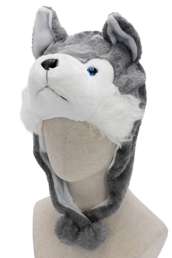 Cap Zone - Wholesale Costume - Women's - Animal Plush Teddy Fur Hat with Short Ear Flaps9