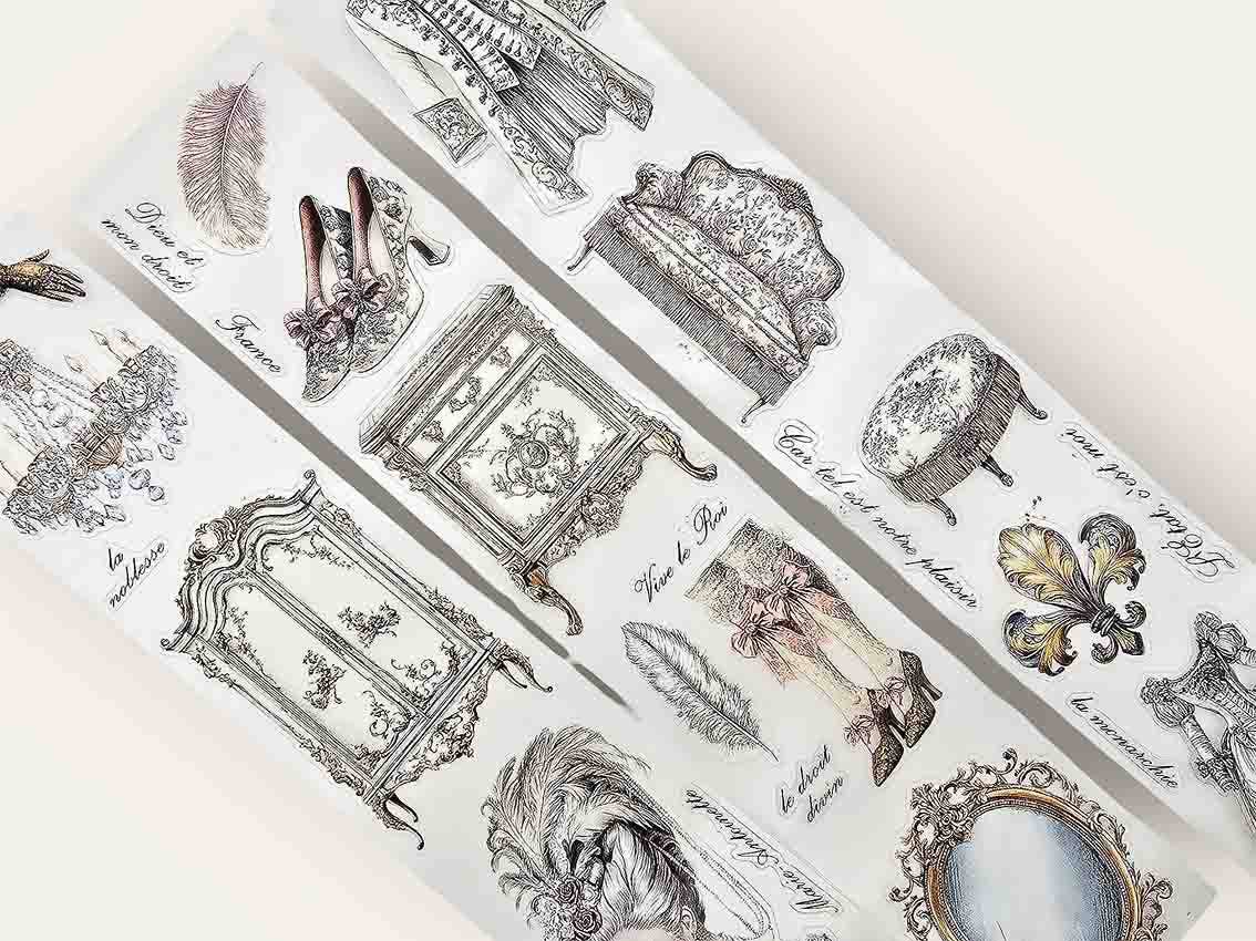 CoraCreaCrafts - Wholesale Washi Tape - La Noblesse Transparent Tape0