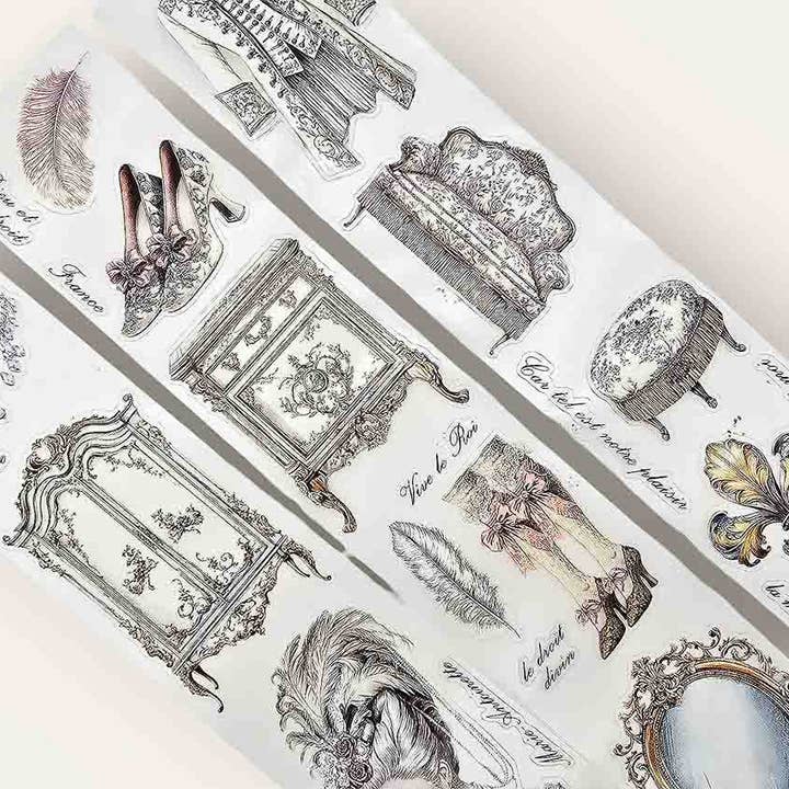 CoraCreaCrafts - Wholesale Washi-tape - La Noblesse Transparante Tape