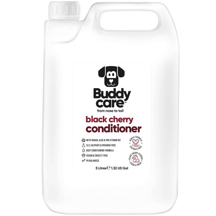 Buddycare Dog Conditioner - Black Cherry - 5L / 1.32 Gal for wholesale by Buddycare