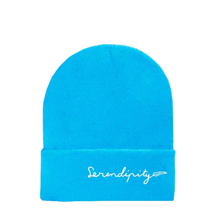 Serendipity Paris – Engroshandel Beanie - Unisex – Serendipity Signature Beanie - Syreblå