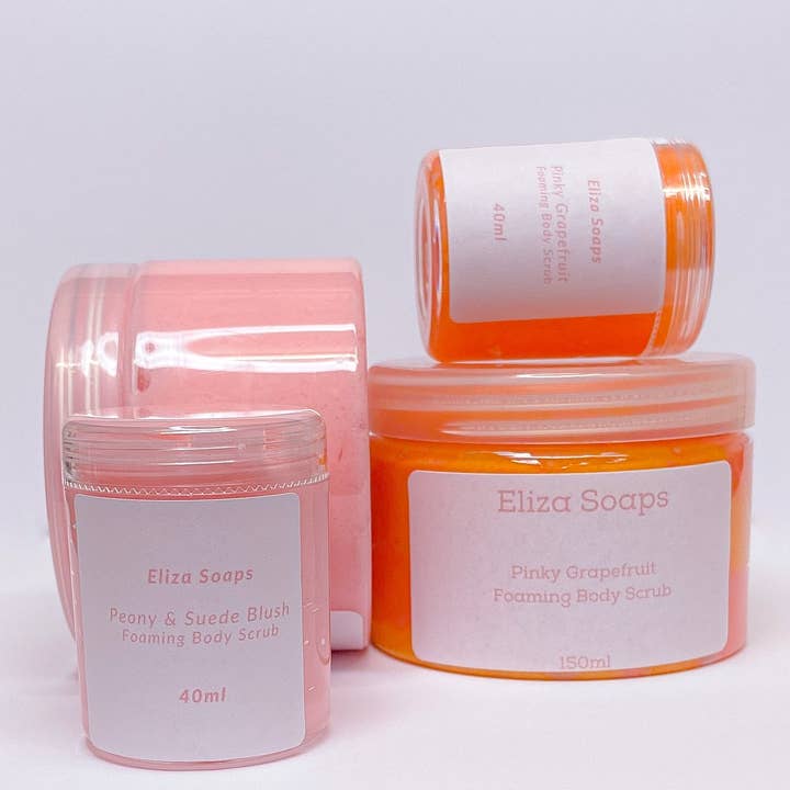 Eliza Soaps - Wholesale Body Scrub/Exfoliant - Pink Grapefruit Sugar Scrub - Body Scrub - Foaming Scrub
