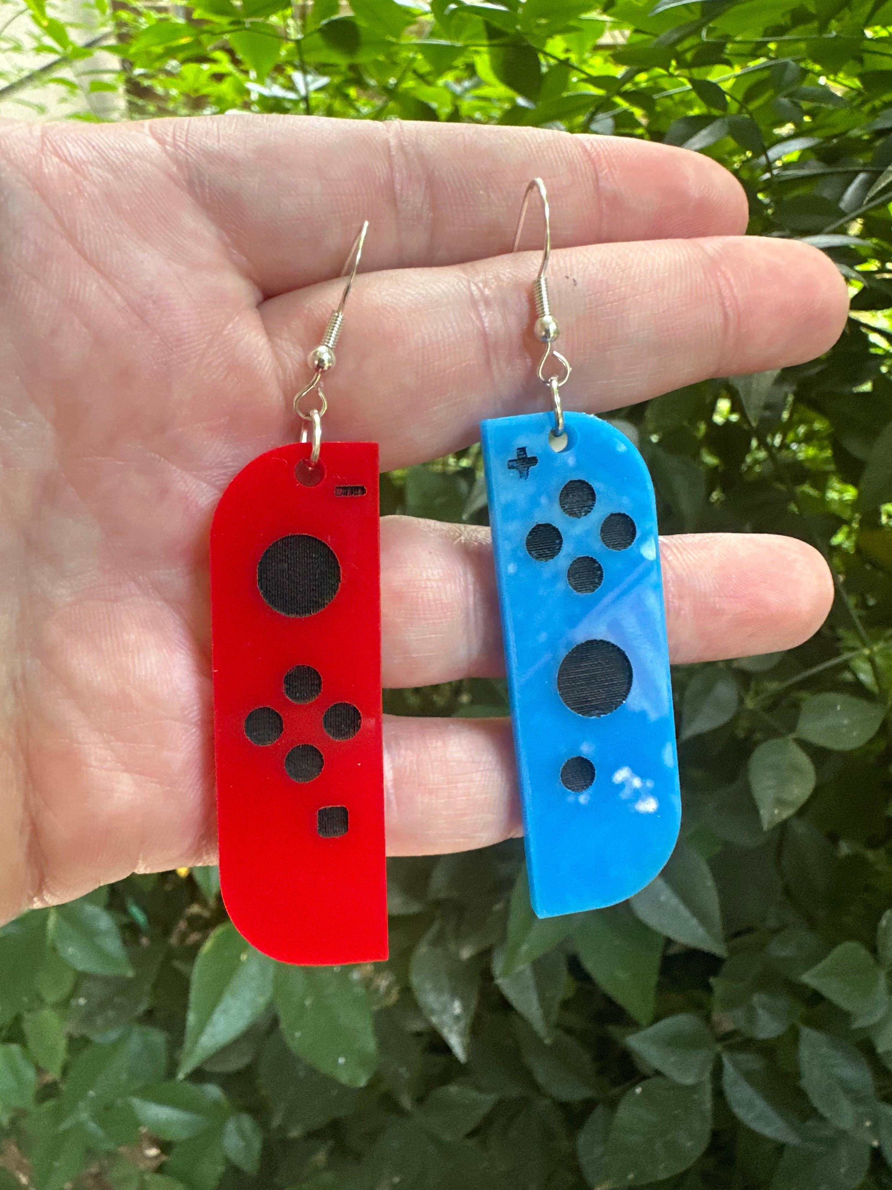 Quirky Bird - Wholesale Dangle Earrings - nintendo switch controller earrings2