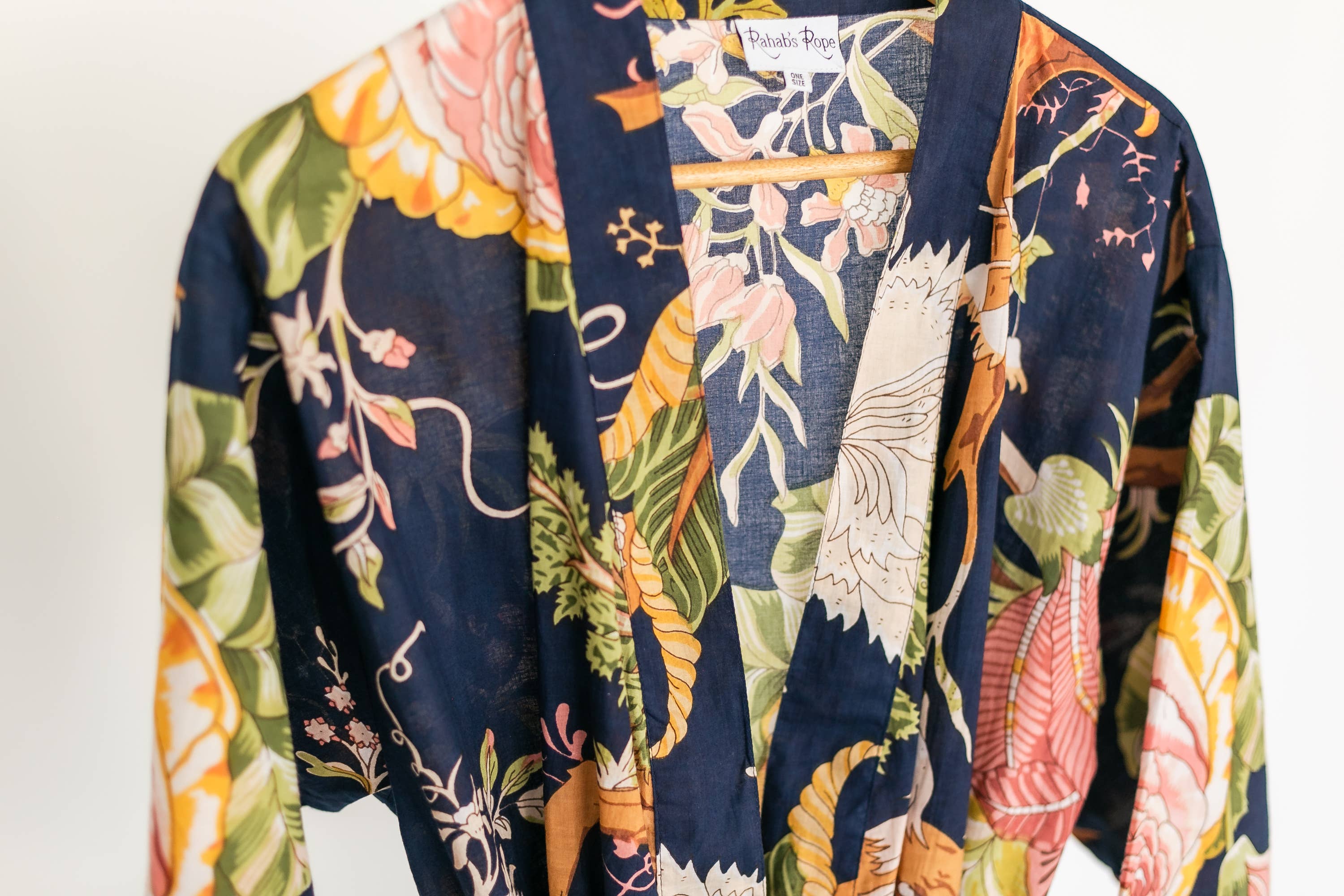 Wholesale Block Print Robe Knee Length for your store Faire