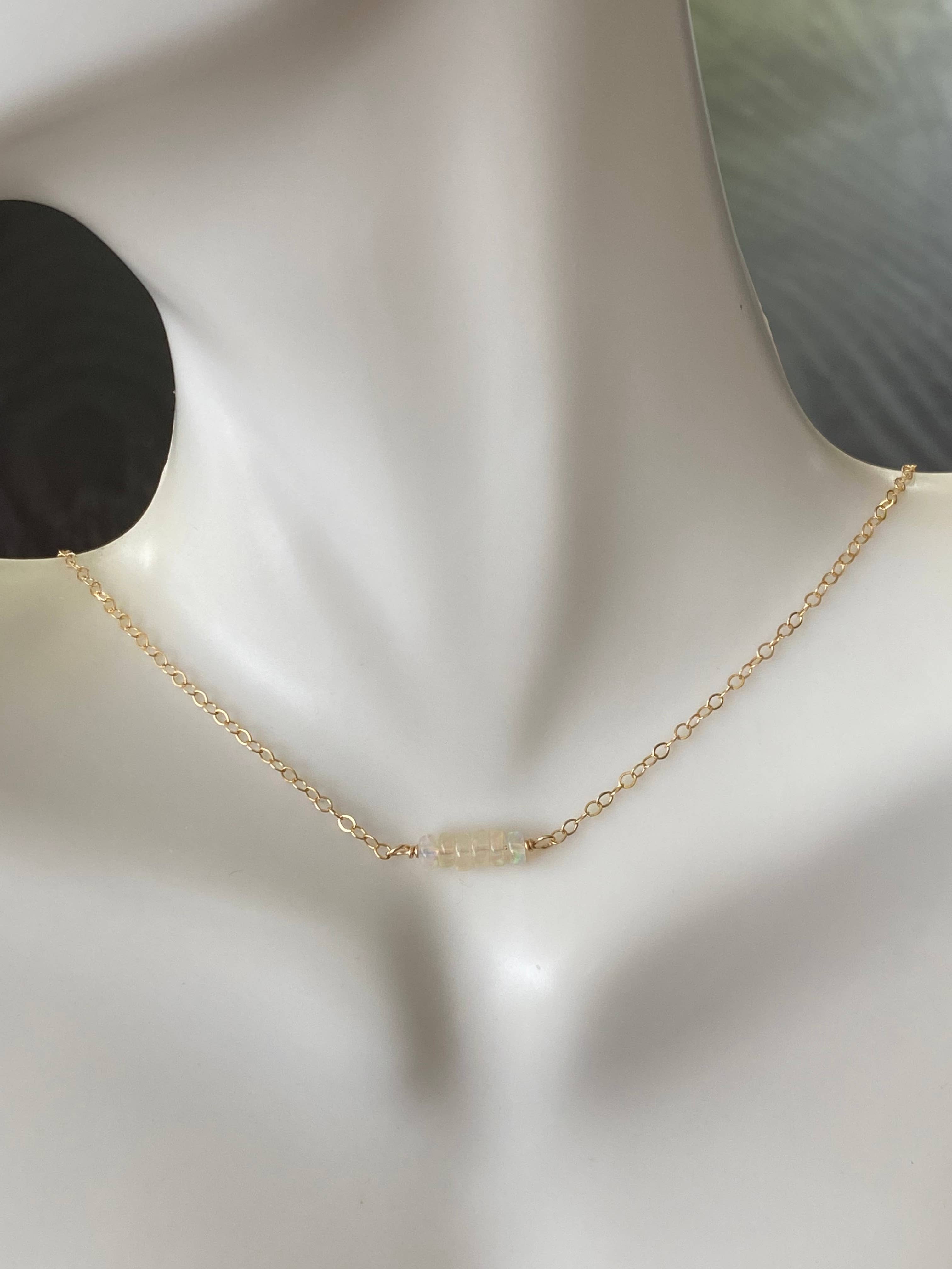 Judy Brandon Jewelry - Vendita all'ingrosso Collana con ciondolo/pendaglio - Opali su collana d'oro