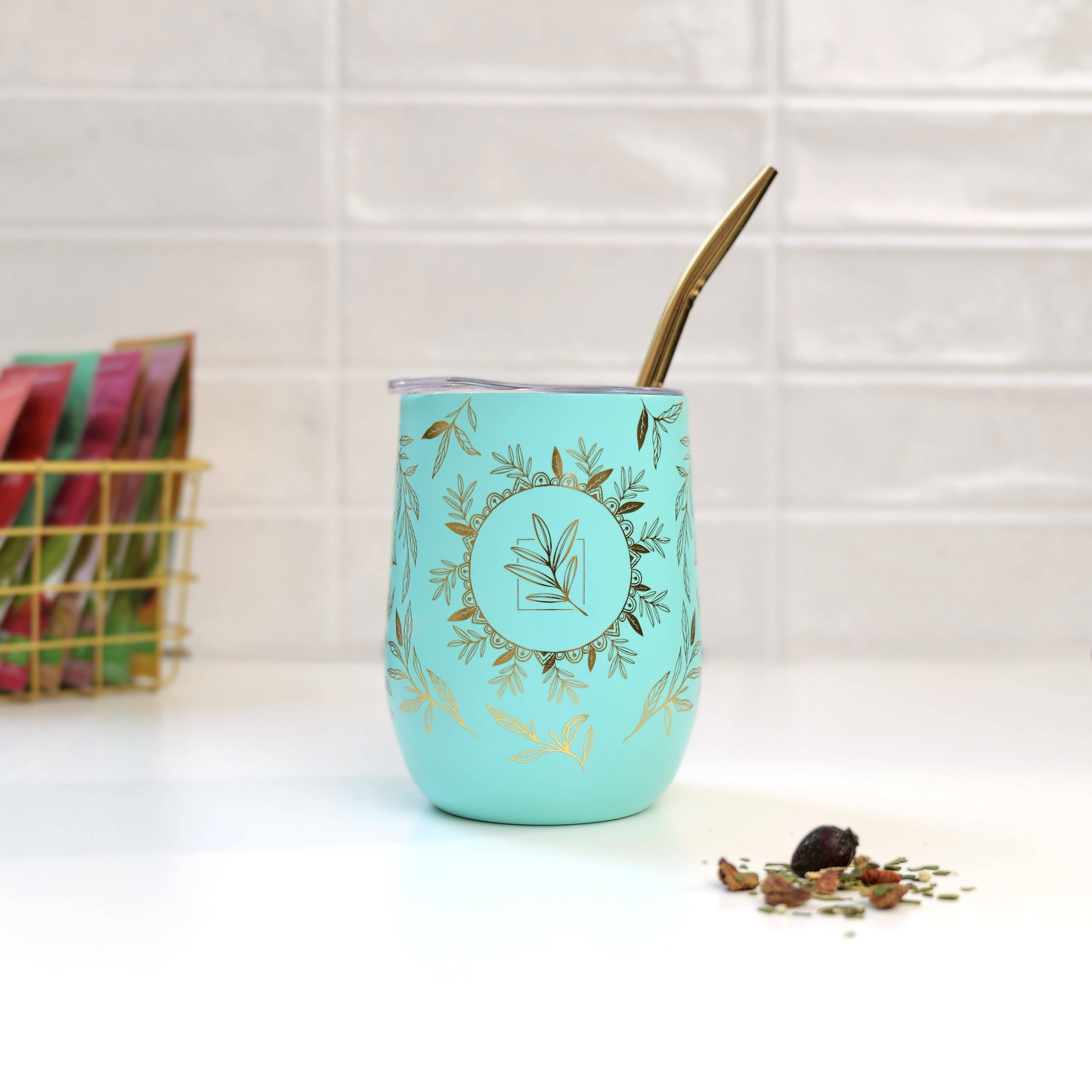 ORIGINAL MATE - Wholesale Insulated Mug/Tumbler - Botánica isothermal calabash and its bombilla3