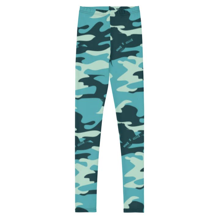 Leggings Azul Roxo para Jovens | Leggings para Jovens | Leggings Azuis | Leggings Roxos | Presente para ela por atacado de Stitch & Simon