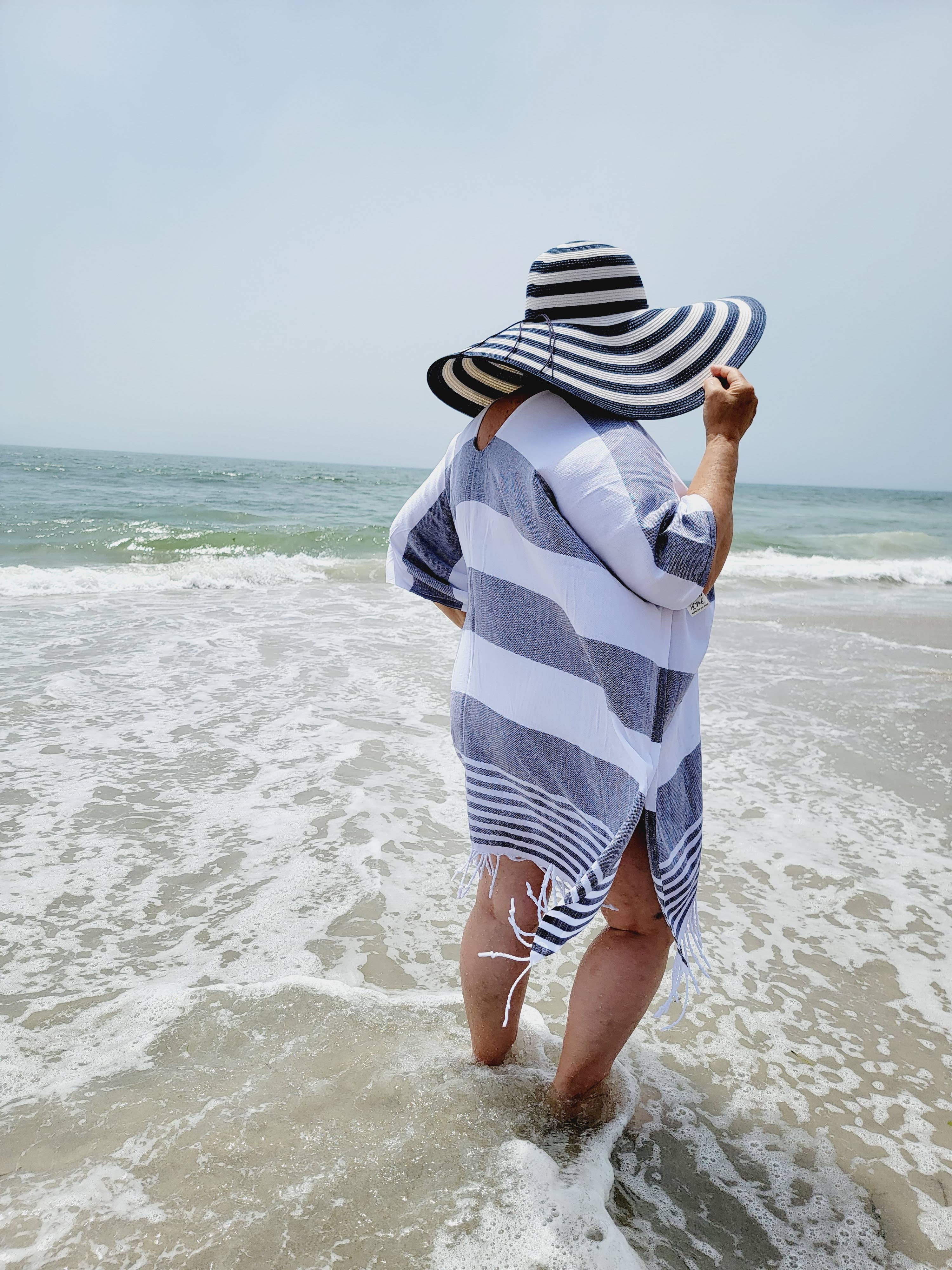 EBRU Home – Engroshandel Strandbadekåbe – Dame – Strandkjole, Stranddække, Håndlavet Lys betræk12