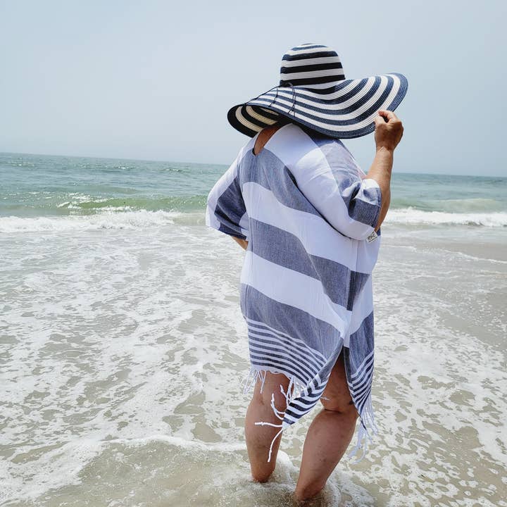 EBRU Home – Engroshandel Strandbadekåbe – Dame – Strandkjole, Stranddække, Håndlavet Lys betræk12