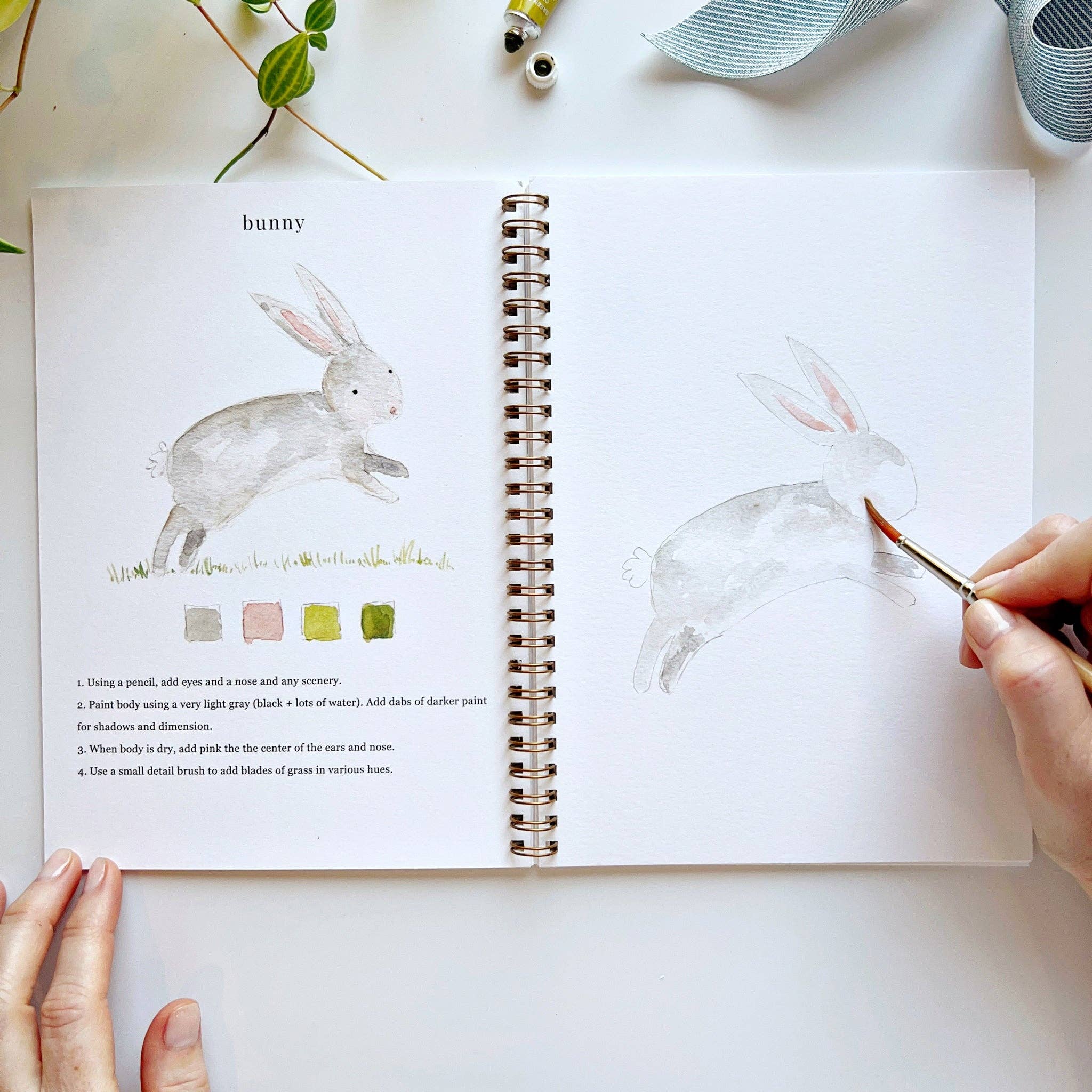 emily lex studio - Wholesale Sketchbook/Sketchpad - animals watercolor workbook6
