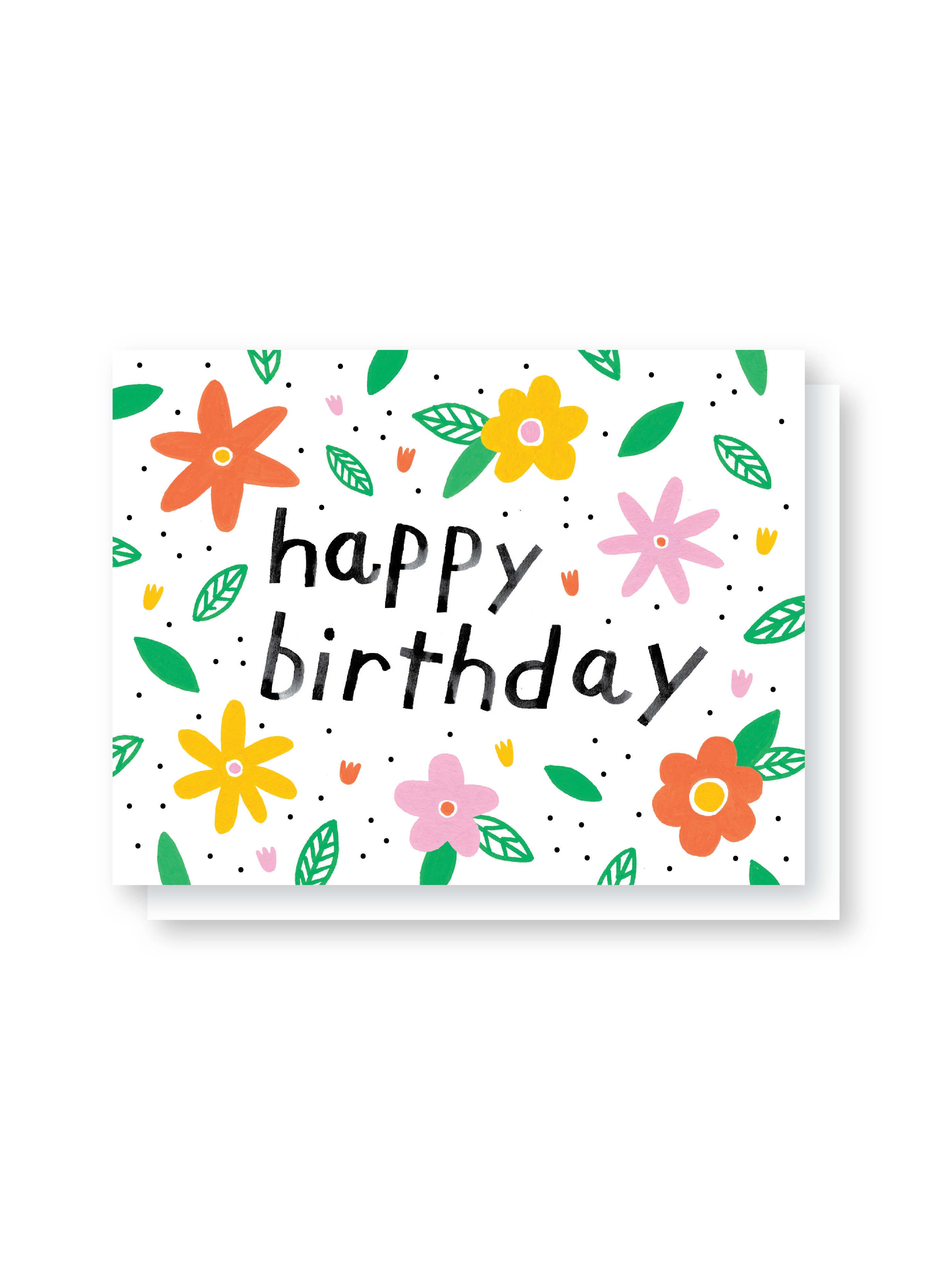 Handzy Shop + Studio - Wholesale Birthday Card - Garden Birthday Flowers