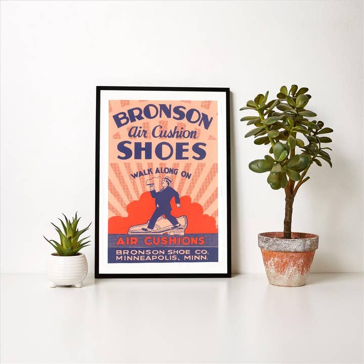 Found Image Press - Wholesale Art print - Art Print SH-29 Bronson Air Cushion Shoes1