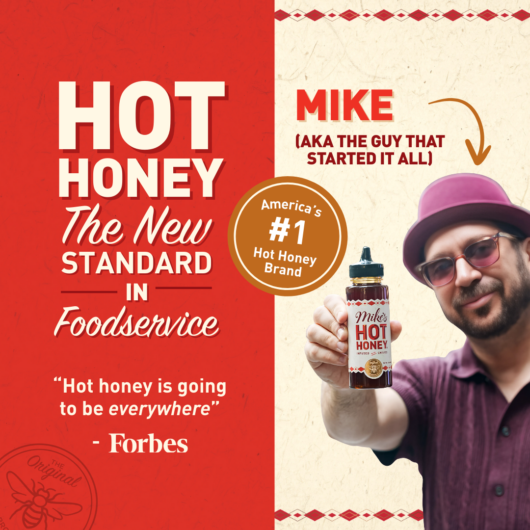 Mike's Hot Honey - Wholesale Honey - Mike's Hot Honey | Original | Chef's Bottle | 4 x 24 oz 1