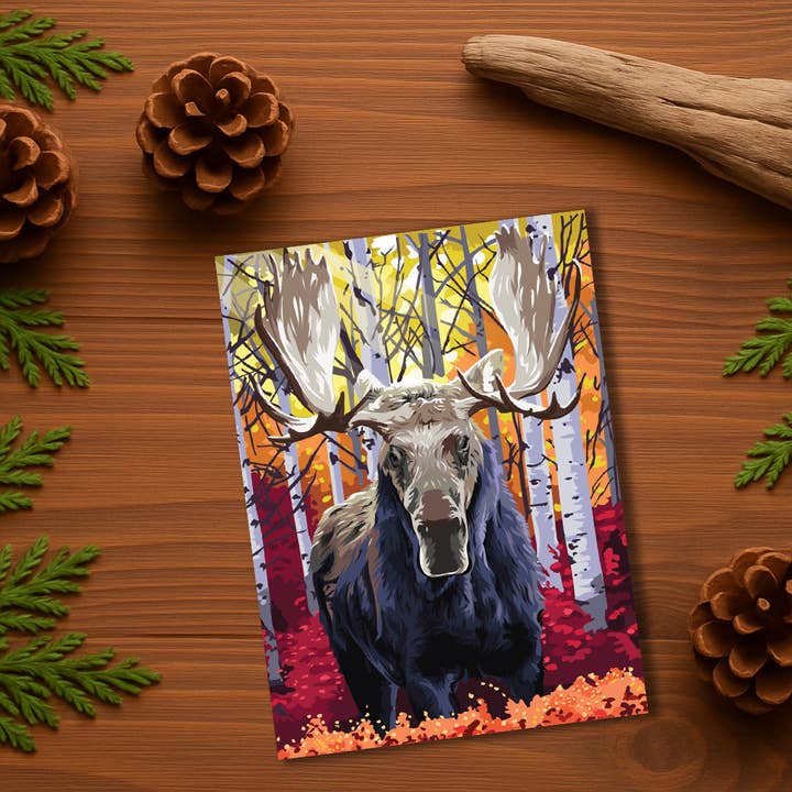 Wood Magnet • Friendly Visit • Name drop your Magnet for wholesale by WE Travel Art