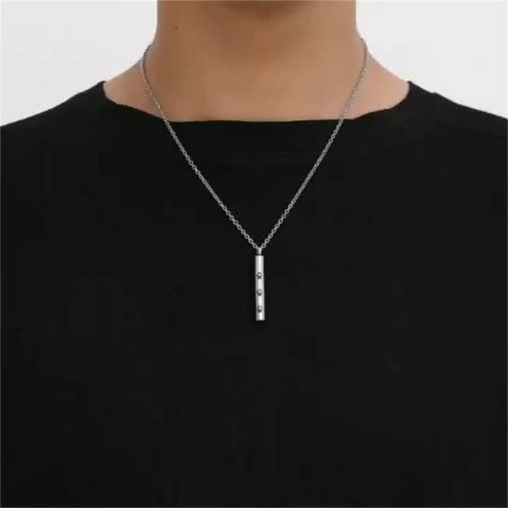 Perimade & Co. LLC - Wholesale Pendant/Charm Necklace - Human Ashes Dog Paw Urn Pendant Necklace in Stainless Steel3