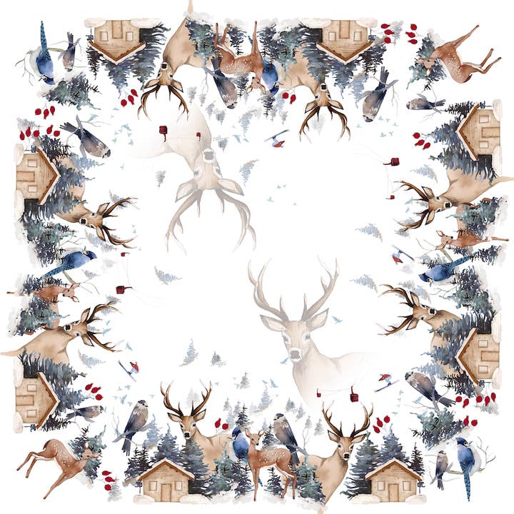 Linen Tablecloth Buck 100% Made in Italy for wholesale by The Napking