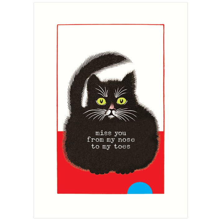 Lucca Paperworks – Großhandel Freundschaftskarten – Nose To My Toes | Freundschafts-Grußkarte1