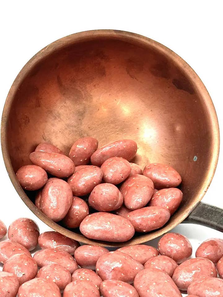 Les Amande Fraise Bio en Vrac pour la vente par Cocoripop