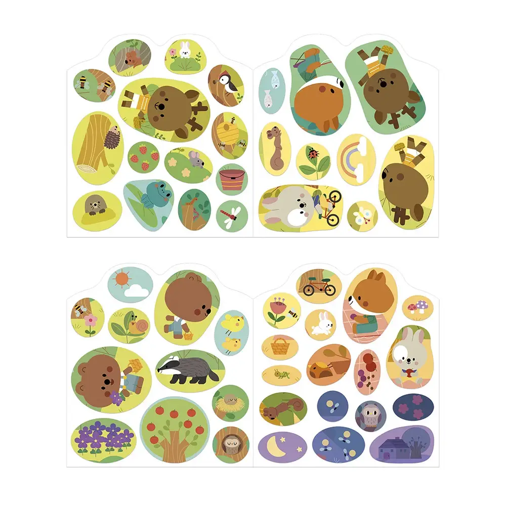 Juratoys – wholesale Sticker – Child & baby – Stickers Book - The Forest3