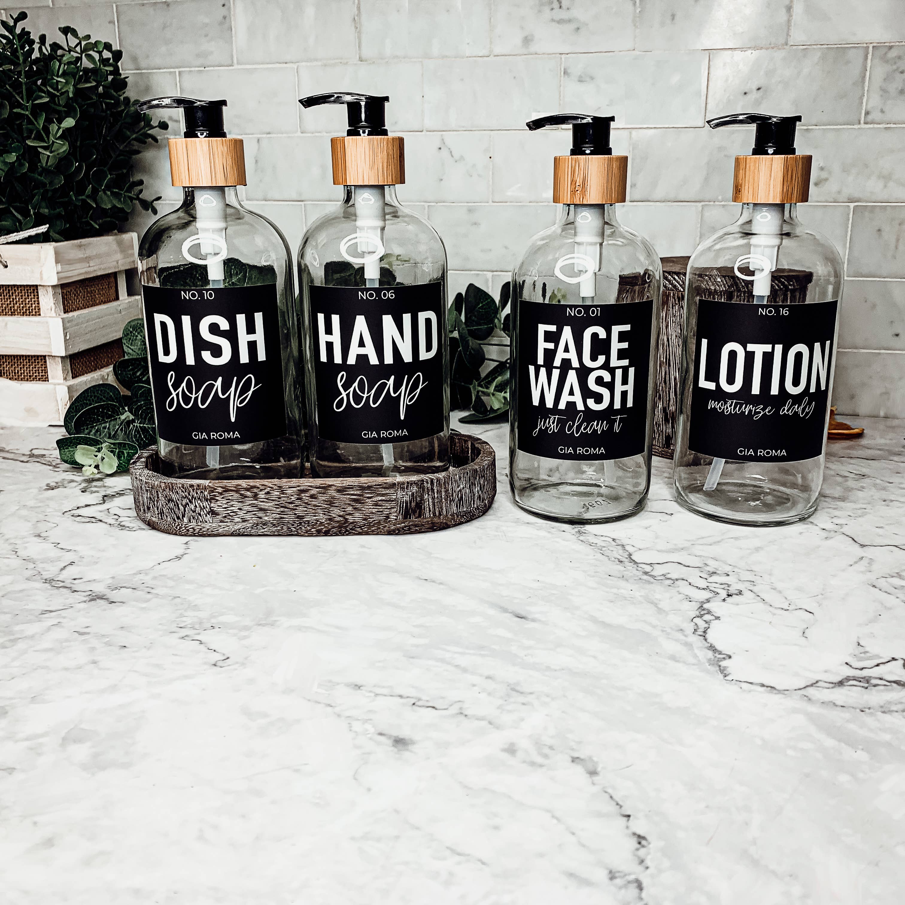 Gia Roma - Wholesale Zeepdispenser/zeeppompje - Glazen zeepdispensers met pompen, herbruikbaar, vele stijlen11