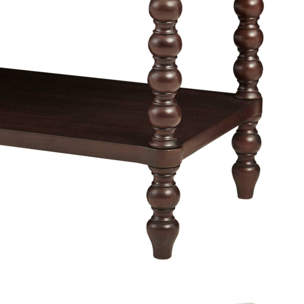 Olliix - Wholesale Cabinet - 2-Drawer Storage Accent Chest w/ Turned Legs, Morocco Brown7