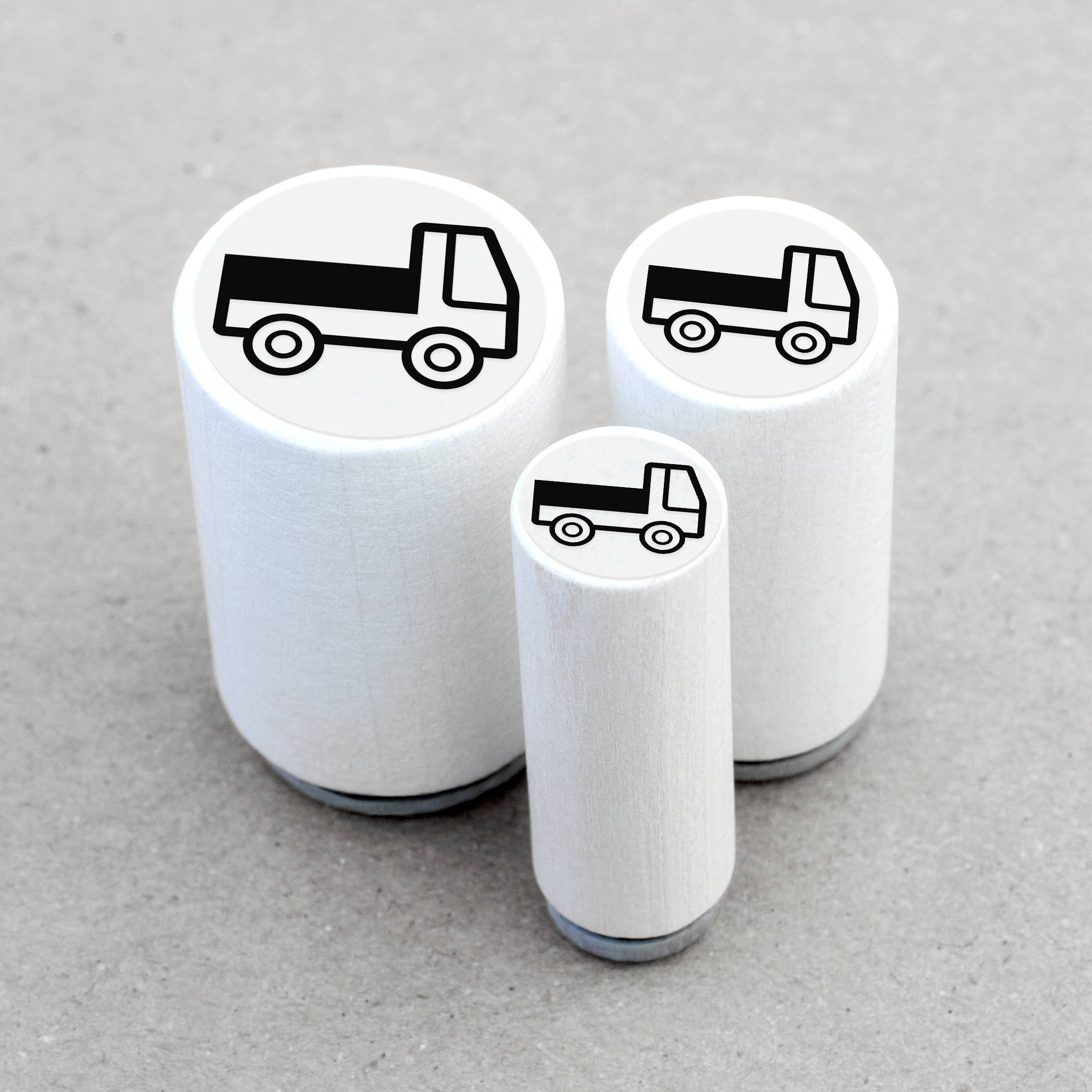 Merry and Bright - Venta al por mayor Sello de goma/decorativo - Camión volquete Mini Stamp1