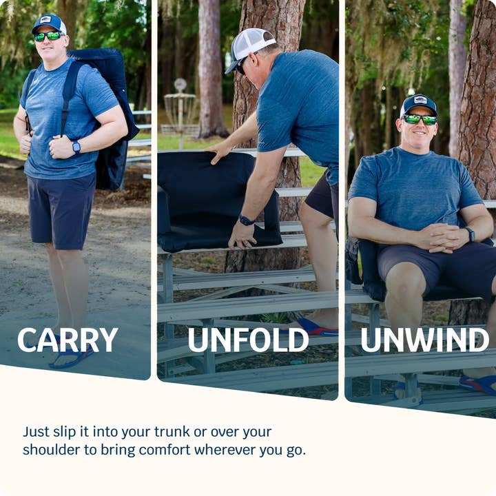 Alpcour - Wholesale Folding Chair - Alpcour Reclining Stadium Seat with Armrests1