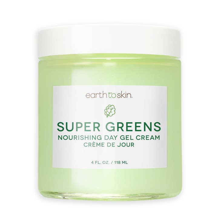 Super Greens Nourishing Day Gel Cream for wholesale by Earth To Skin Beauty