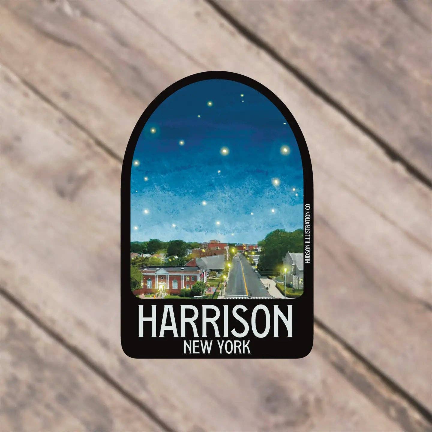 About Town Co - Wholesale Sticker - Harrison New York Sticker/Magnet/Print/Postcard0
