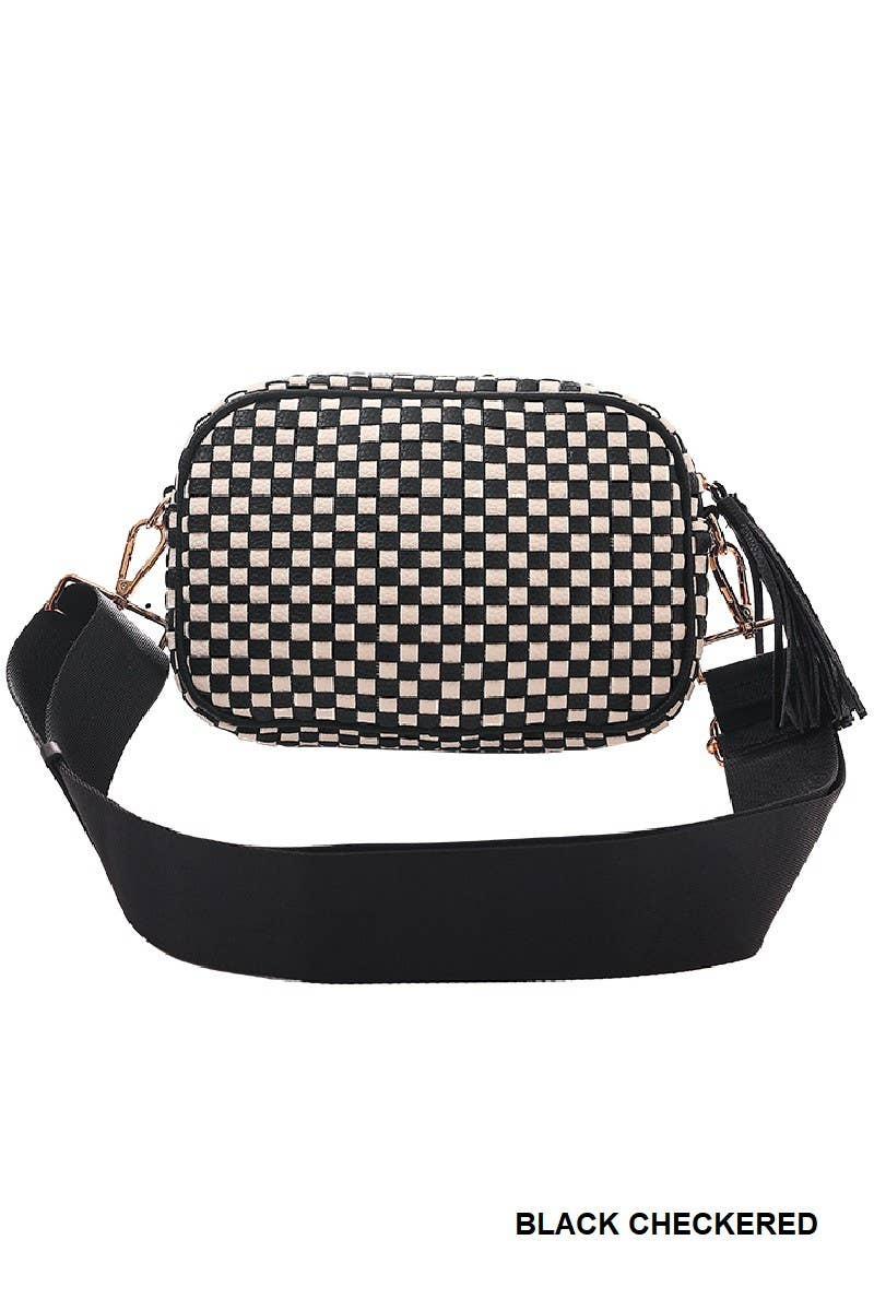 Vanilla Monkey - Vendita all'ingrosso Pochette - Donna - Borsa per fotocamera in vero vimini intrecciato2