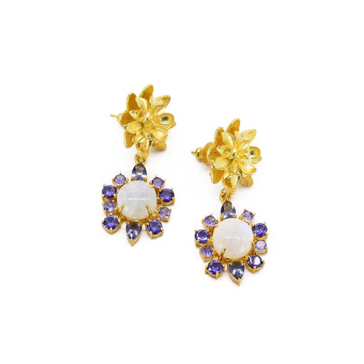 Moonstone Örhänge för wholesale av ADIBA