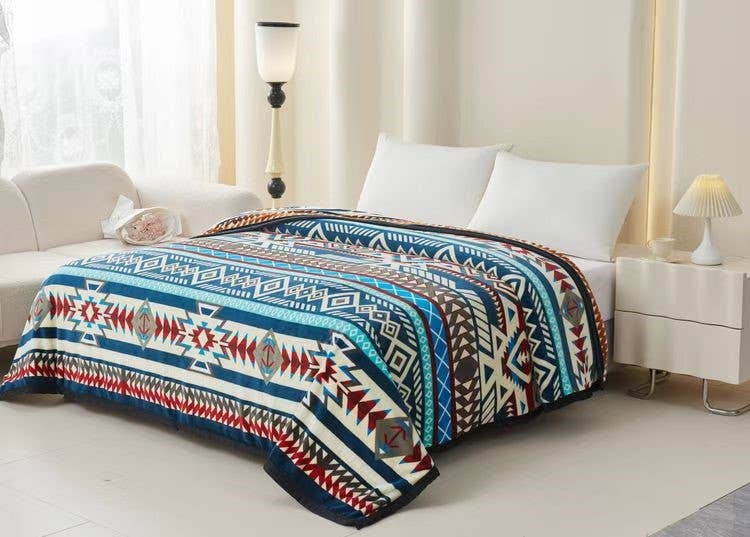 Flag Matrix Inc - Wholesale Bedding Blanket - KILENYA Reversible Blanket