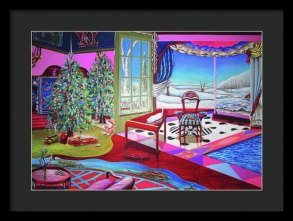 Sharon Tatem Fashion LLC - Wholesale Painting/Drawing - Christmas Painting - Framed Print17