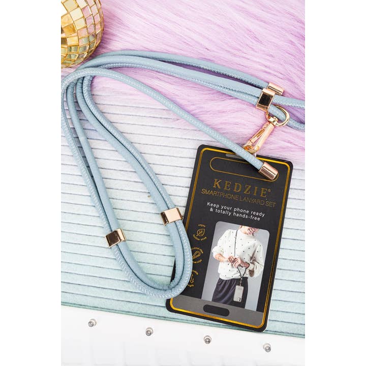Wholesale Accessory Market - Wholesale Lanyard - Women's - Sky Kedzie Smartphone Lanyard Set