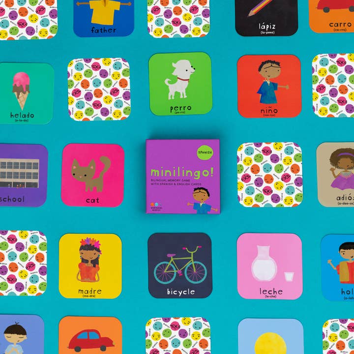 Worldwide Buddies - Wholesale Learning Cards - Kids & Baby - Minilingo Spanish/English Bilingual Flashcards for Kids2