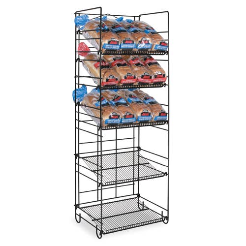 Retail Display Merchandiser Rack with 5 Adjustable Shelves for wholesale by Specialty Store Services