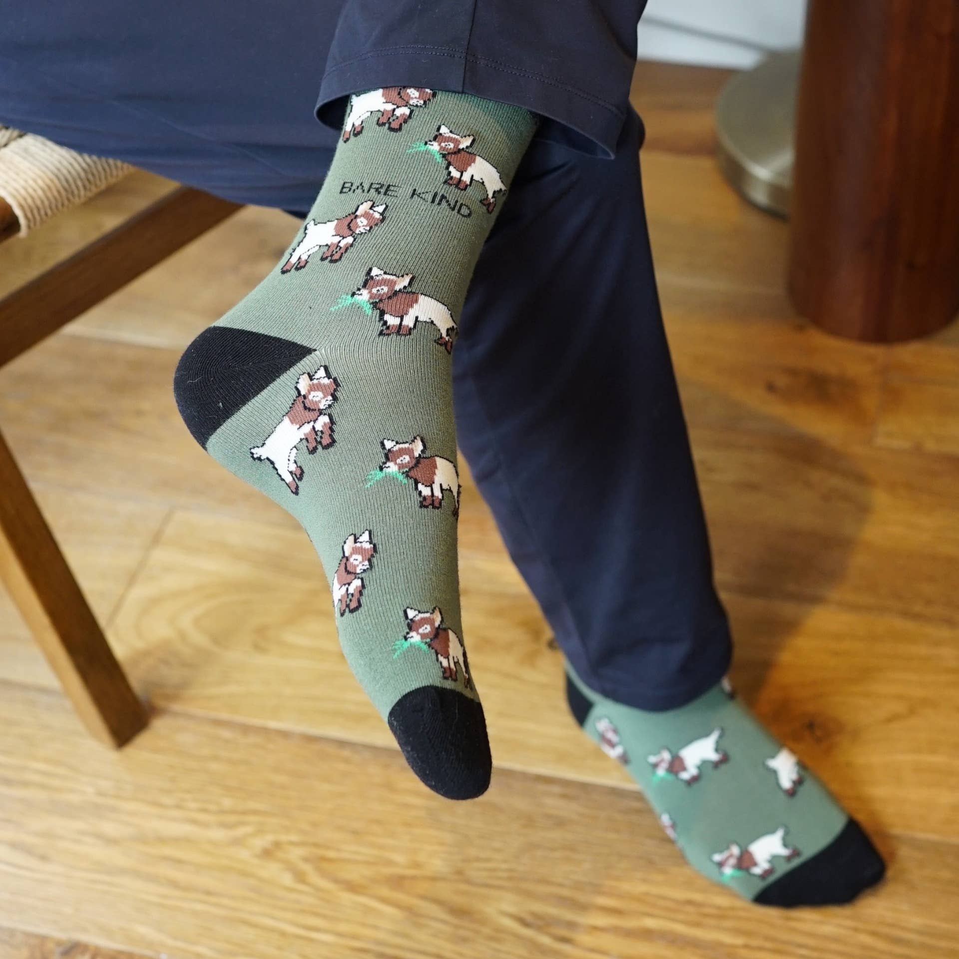 Bare Kind Socks – Großhandel Socken - Unisex – Goat Socks – Bambussocken in Grün – Nachhaltige Farm-Socken8