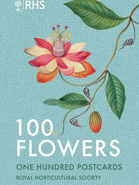 RHS 100 Postcard Flowers for wholesale by The Quarto Group