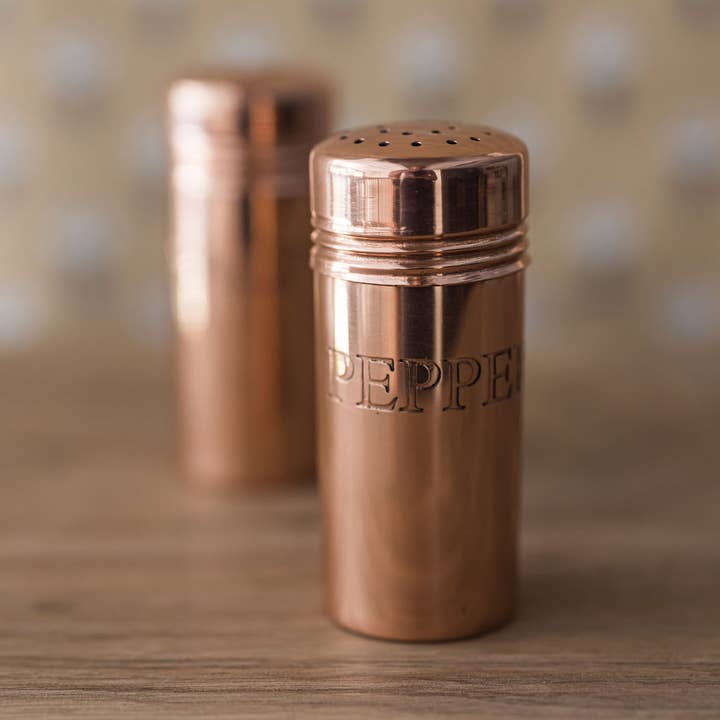 Galley and Fen - Wholesale Salt & Pepper Shaker Set - Copper Salt & Pepper Shakers