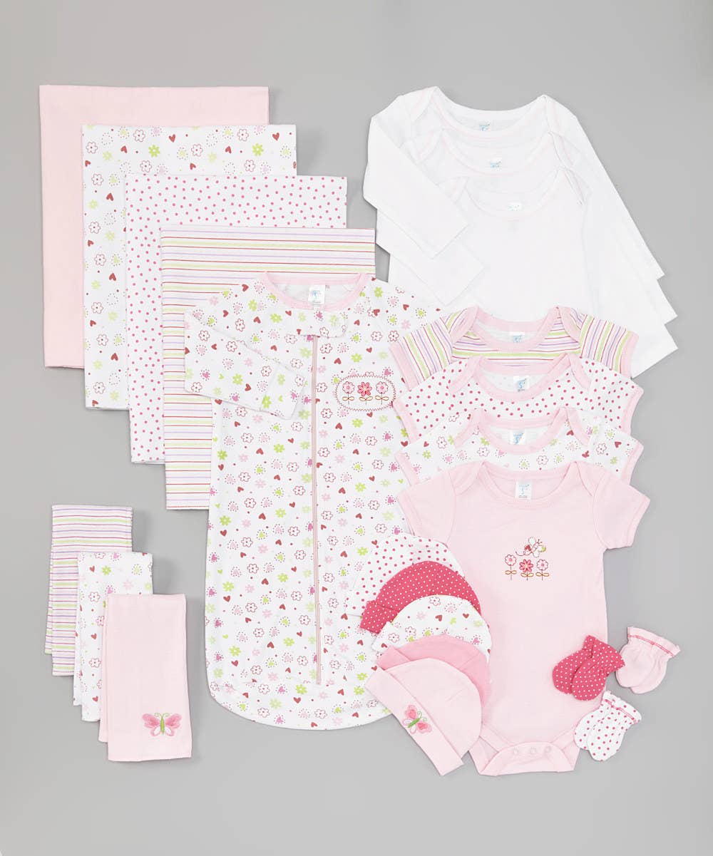 Spasilk - Vente Ensemble de vêtements – bébé - Coffret cadeau 23 pièces - Fille1