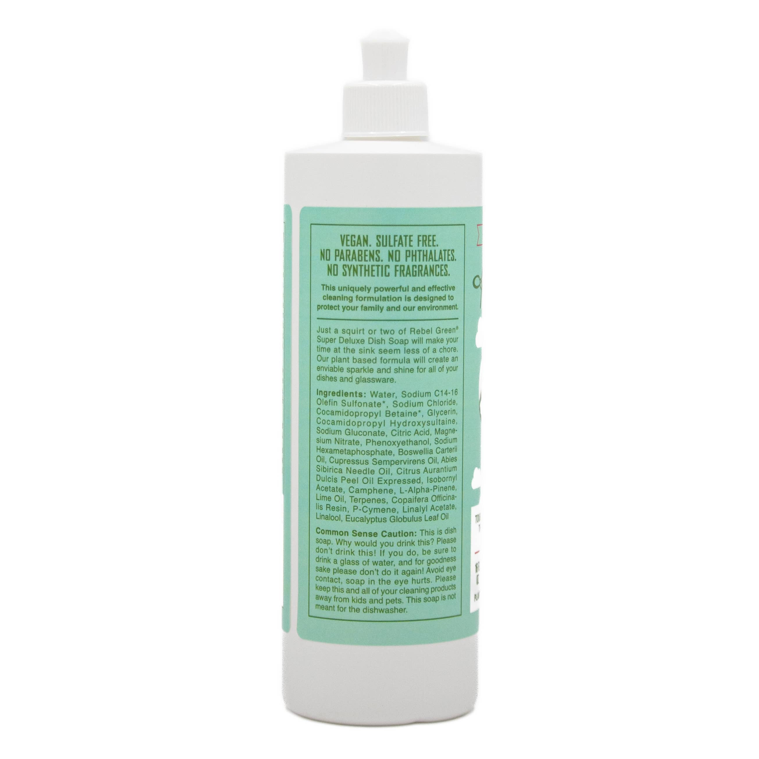 Rebel Green - Wholesale Dish Soap - Dish Soap - Frankincense & Pine 16oz (unit) 1