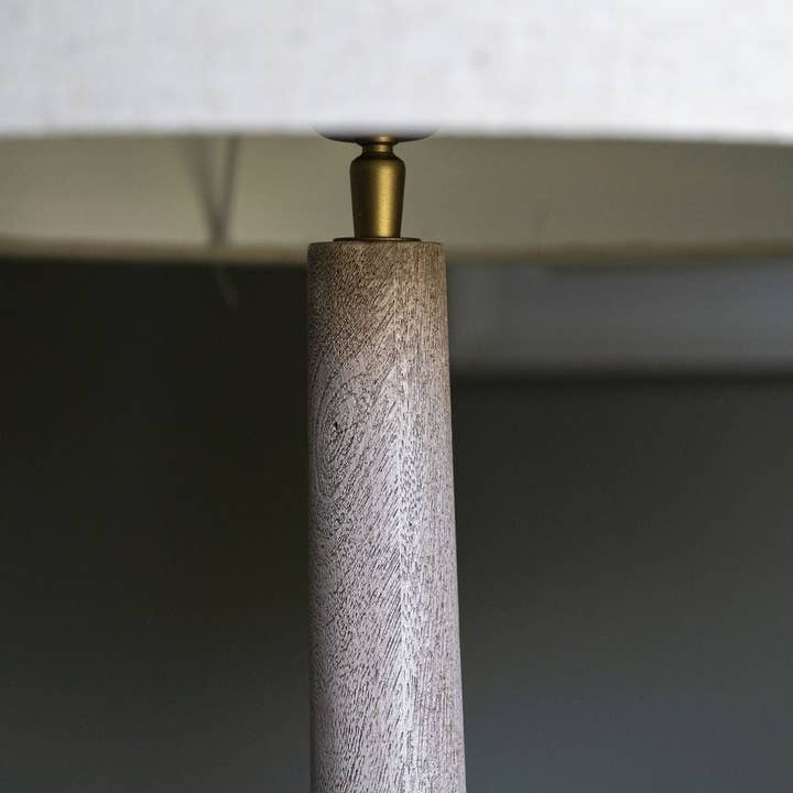 Arthur Cameron - Wholesale Accent/Desk Lamp - Backwell Sandblasted Medium Table Lamp, with Cream Linen Shade3