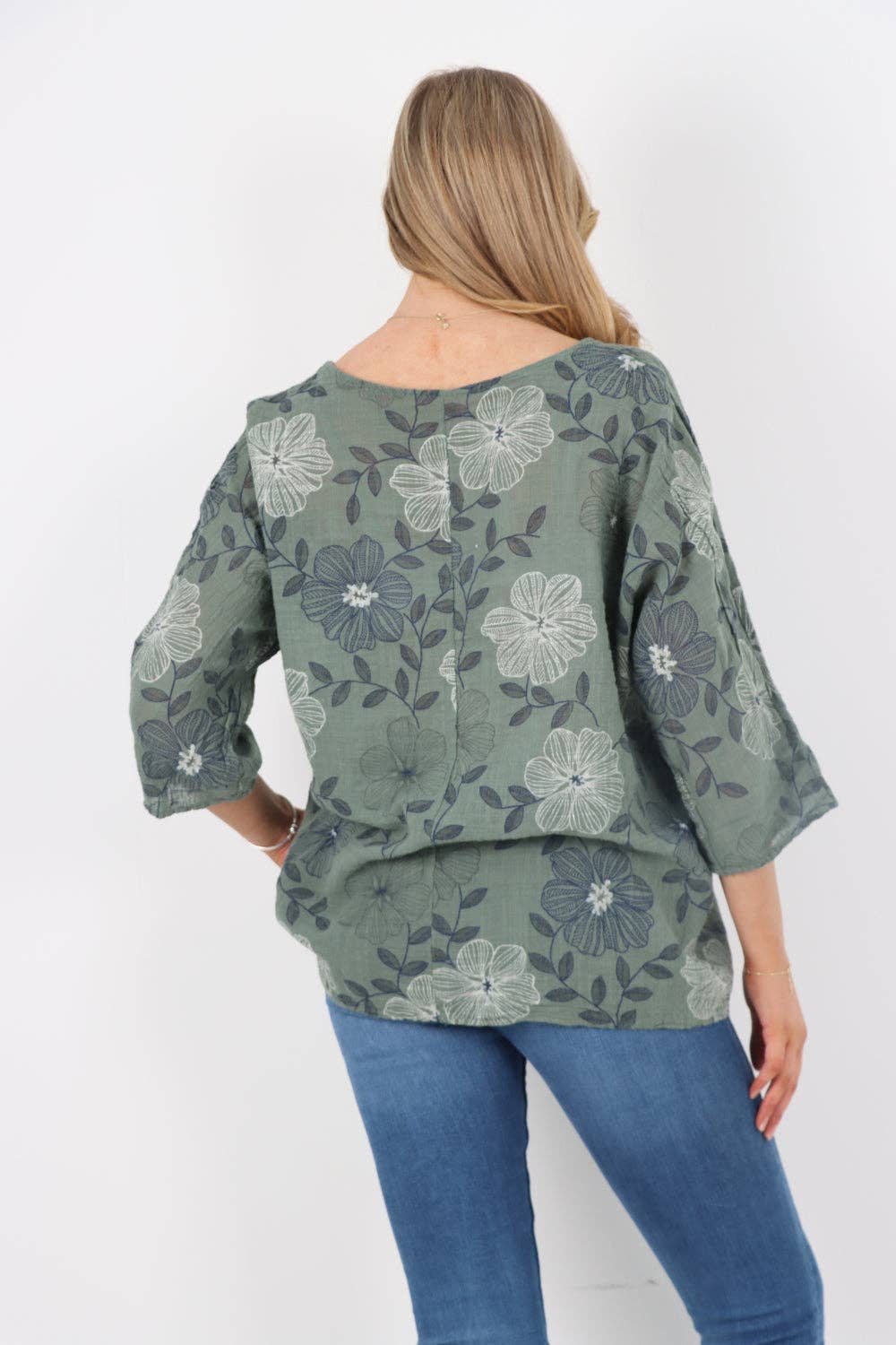 Miss Bold – Engroshandel Tunika - Dame – Italiensk bomuldsoverdel med blomsterprint20