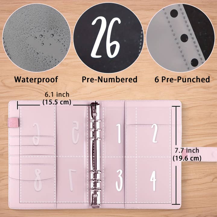 Shop Celino - Wholesale Binder - 100 Money Saving Challenge Envelopes, A5 Binder Inserts4