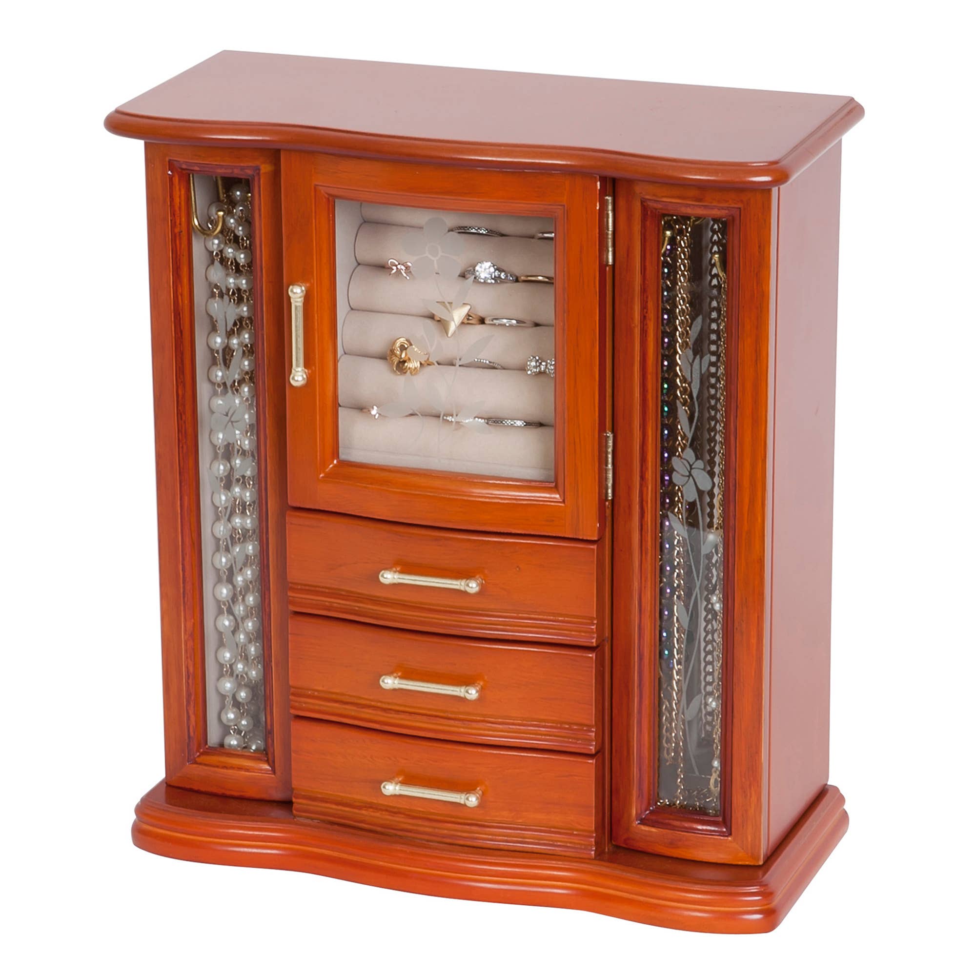 Mele and Co - Wholesale Jewelry Box/Organizer - Mele and Co Richmond Wooden Jewelry Box1