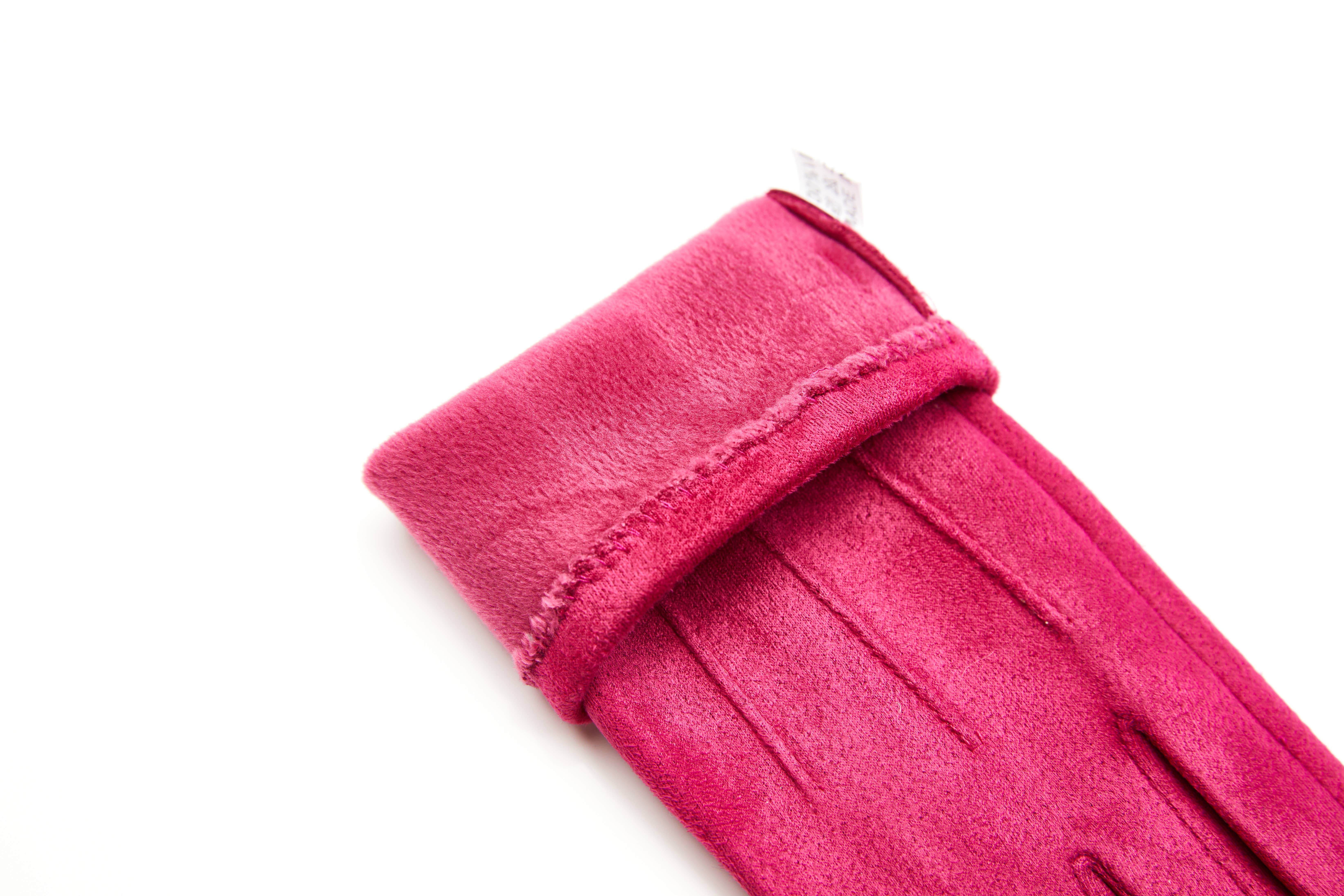 Aavion – wholesale Gloves – Women's – Women's Touchscreen Faux Suede Gloves – Classic Solid Color7