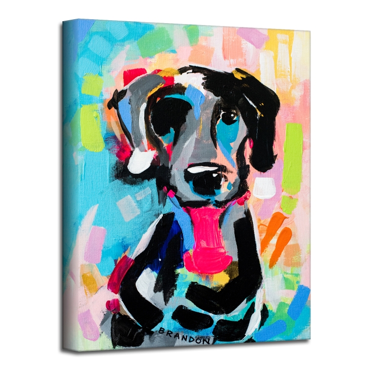 Black Lab Pet Canvas Wall Art Faire Com
