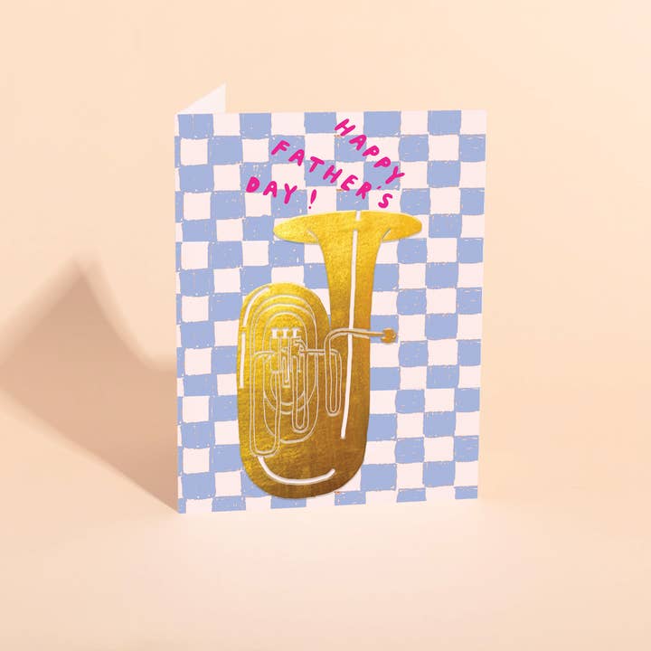 Carolyn Suzuki – Cartão do Dia dos Pais por atacado – TUBA FOR DAD - Cartão Dia do Pai