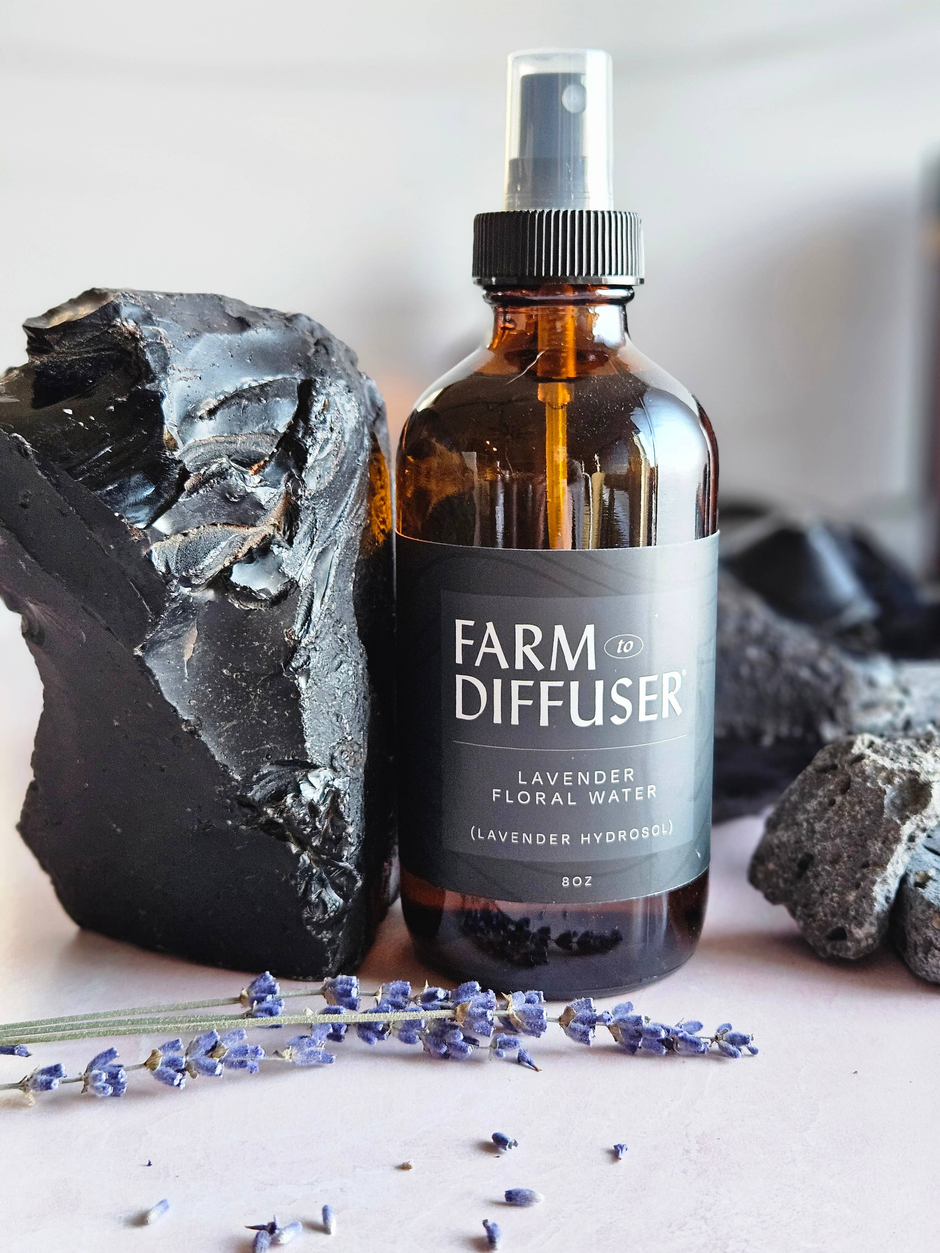 Farm to Diffuser Lava Rock Diffuser Lavender Essential Oil - Wholesale Aromatherapy Mist - Aromatherapy Gifts - Lavender Floral Water, Hydrosol Mist3